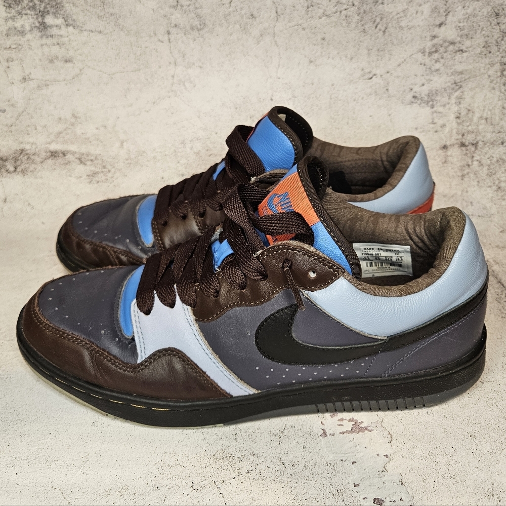 Rare 2006 Nike Court Force Dunk Low Multicolor / Mens Size 10.5